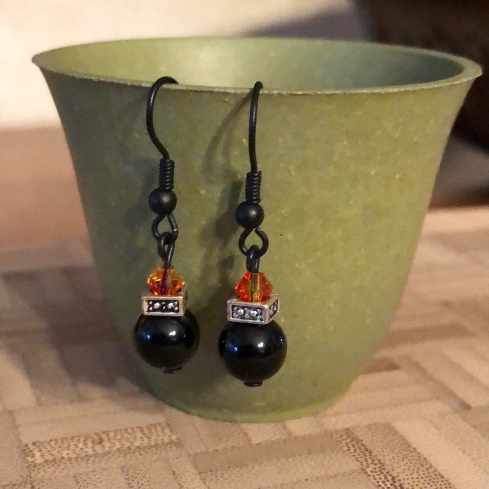 Black Onyx Earrings